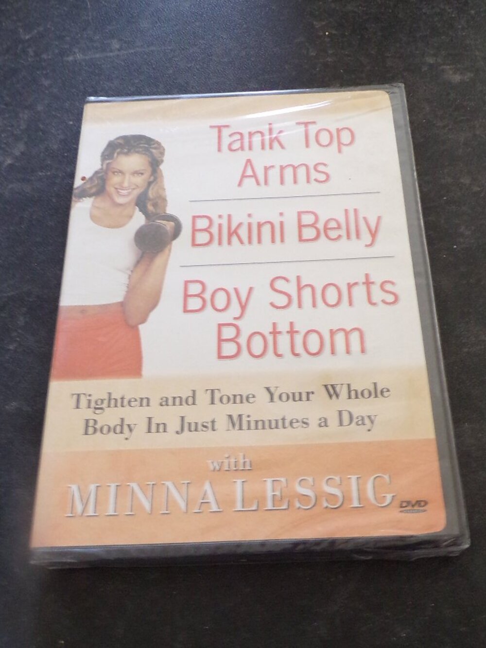 Tank Top Arms Bikini Belly Boy Shorts Bottom DVD Minna Lessig NEW SEALED